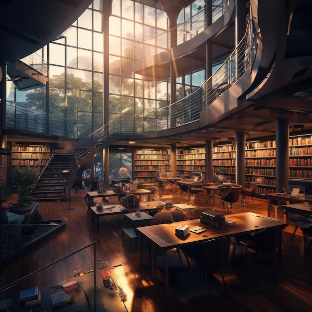 biblioteca fantasia ai generativa