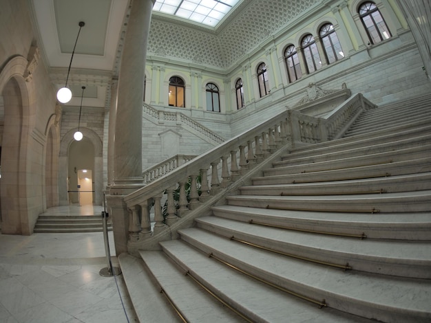 Biblioteca Nacional de Madrid, España. arquitectura y arte de interiores