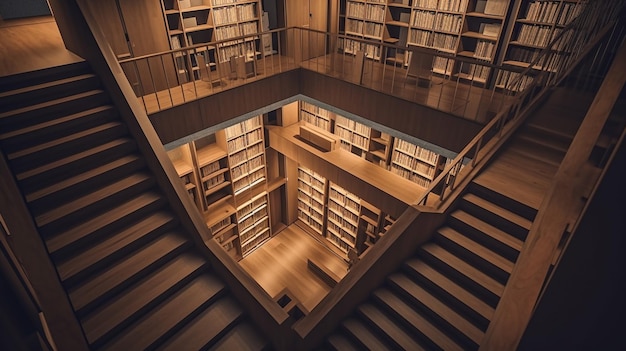 La biblioteca de la universidad de tokio.