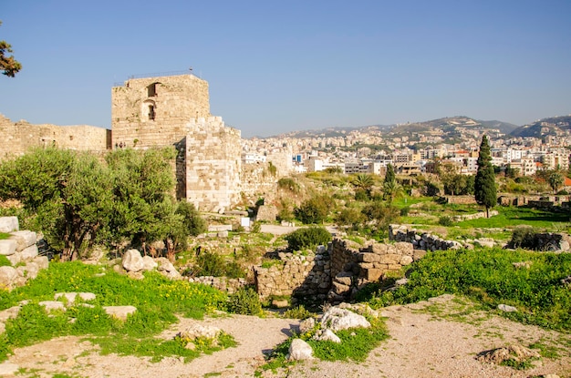 Biblos Jubayl Líbano panarama City view Una vista de las ruinas de la ciudad