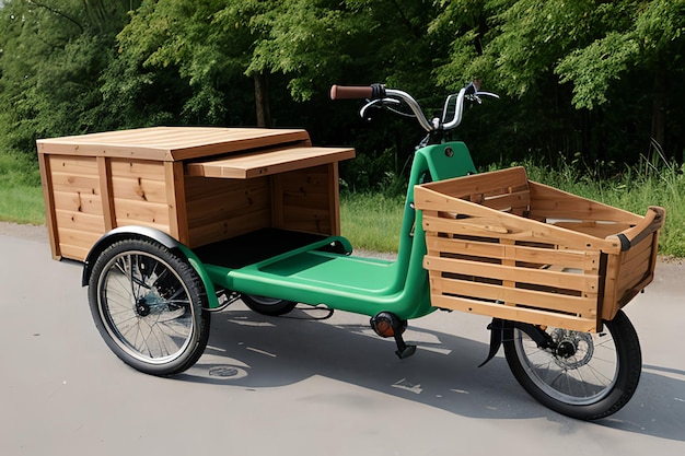 Bicicleta de carga para el transporte de mercancías