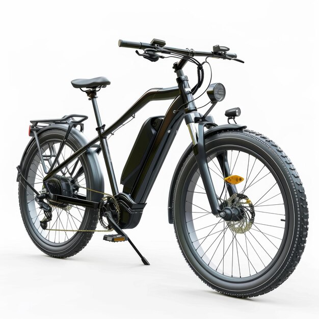 Bicicleta elétrica isolada