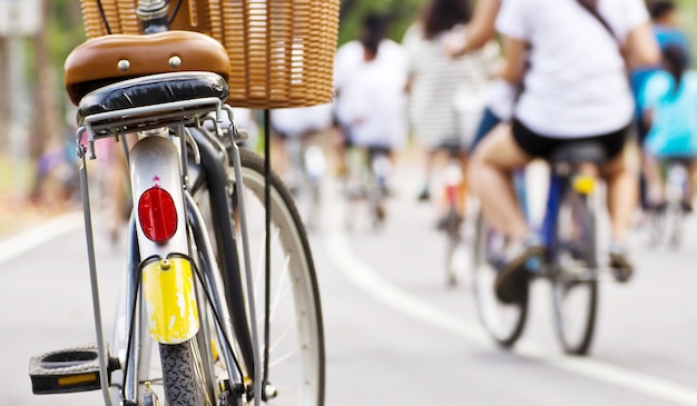 Bicicleta en el parque