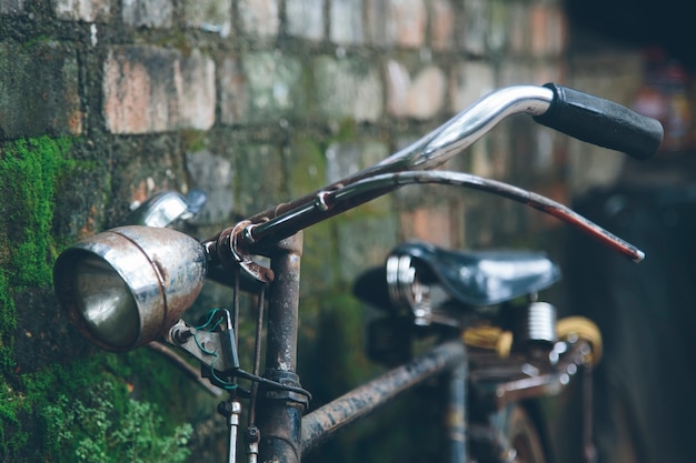 Bicicleta velha em Kerala, Índia