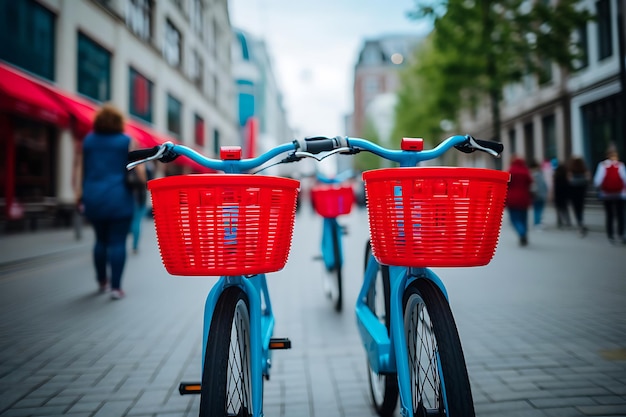 Bicicletas con cestas