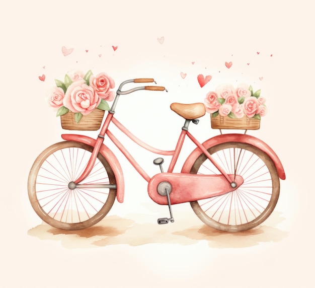 Foto bicicletas para el día de san valentín