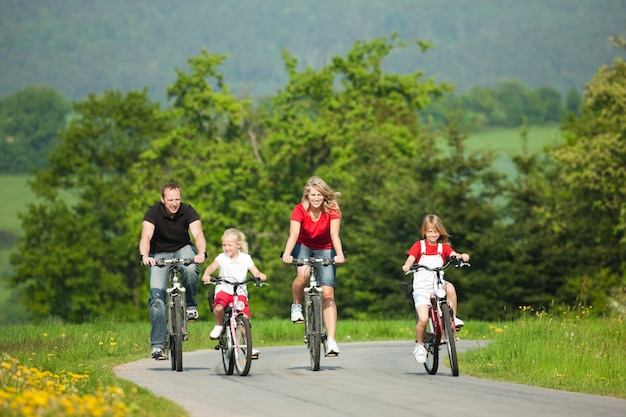 Bicicletas de montar en familia