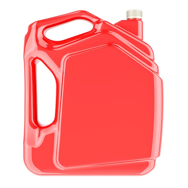 Bidón de plástico rojo bidón representación 3D