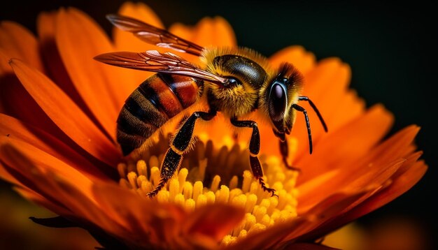 Biene auf Blume