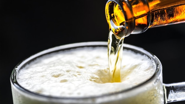 Bier auf einem Holztisch Bier