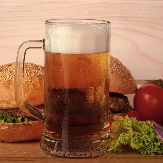 Bier und Burger