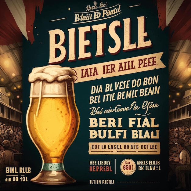 Foto bierfestflayer