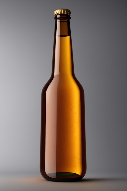 Foto bierglassflasche ohne label