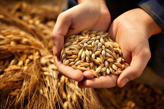 Foto biermalt wird in die palmen gegossen