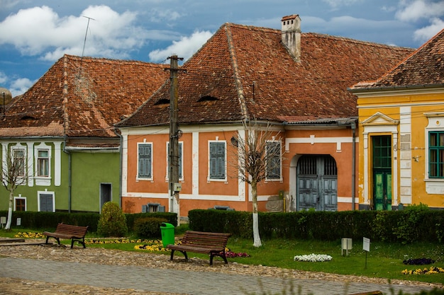 Biertan, ein sehr schönes mittelalterliches Dorf in Siebenbürgen, Rumänien. Eine historische Stadt in Rumänien