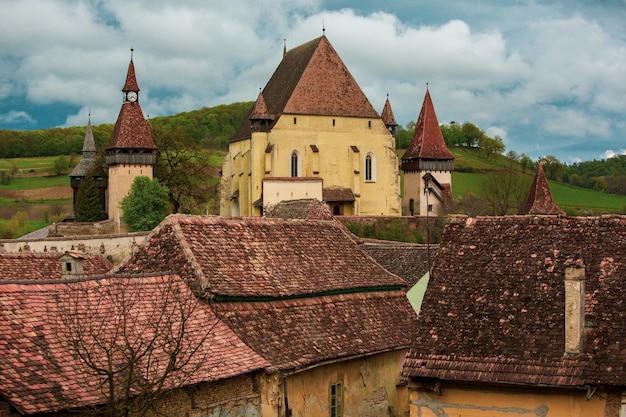 Biertan, ein sehr schönes mittelalterliches Dorf in Siebenbürgen, Rumänien. Eine historische Stadt