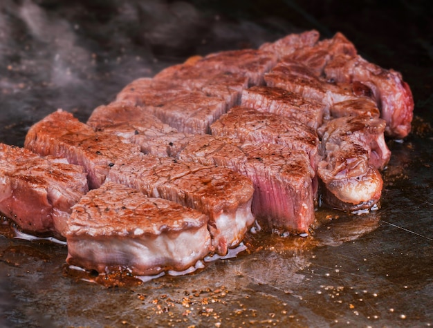 Bife de lombo japonês wagyu