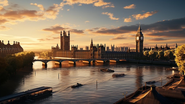 El Big Ben desde arriba