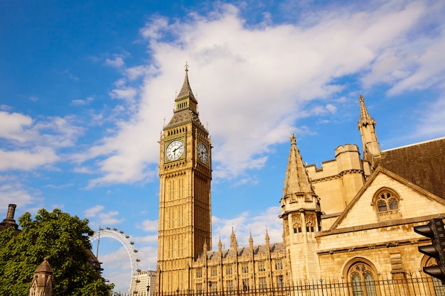 Big Ben Clock Tower, em Londres, Inglaterra