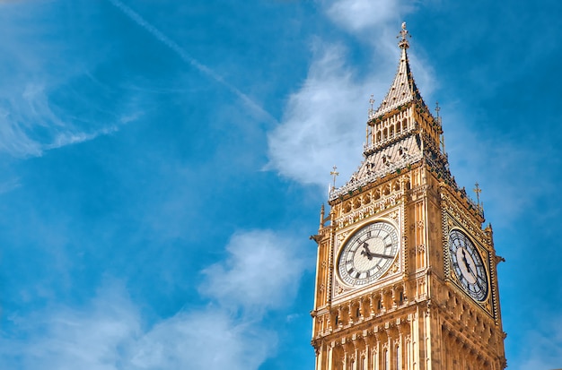 Big Ben Clock Tower, em Londres, Reino Unido