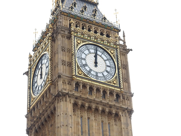 Big Ben en Londres aislado