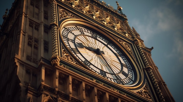 big ben en londres por la mañana