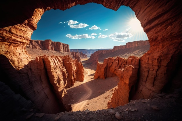 Big Canyon In Page, Arizona, in der Nähe des Grand Canyon National Park, ist Ihre wirklich großartige Reise