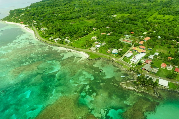 Big Corn Island, Nicaragua. Luftaufnahme