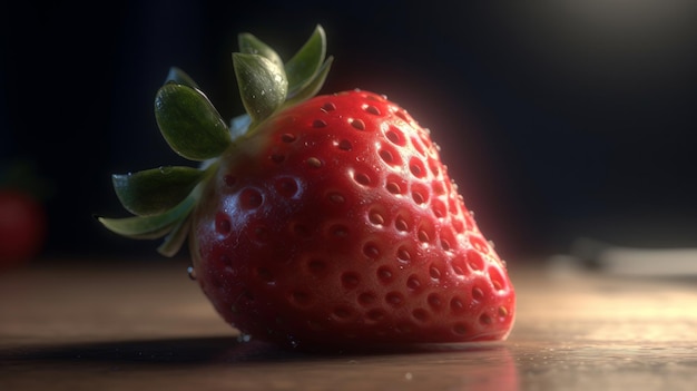 Big Juicy Strawberry Generative AI