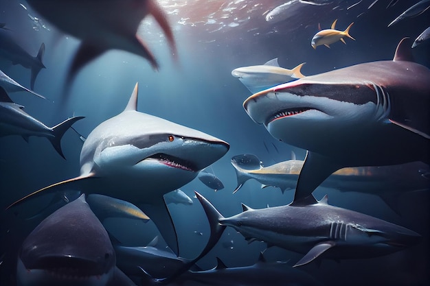 Big sea sharksgenerative ai