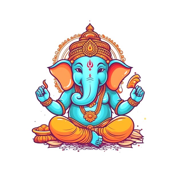 Foto bild, das die essenz von ganesha einfängt