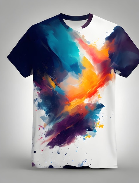 Bild des abstrakten T-Shirt-Designs