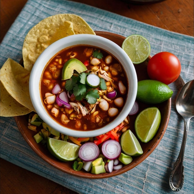 Bild des mexikanischen Speises Pozole