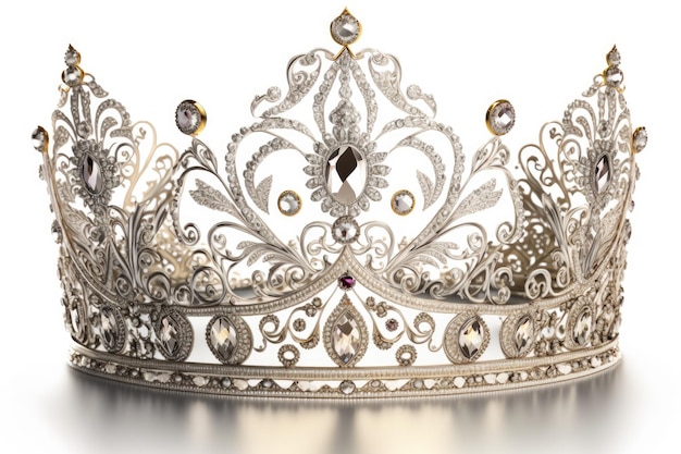 Bild des Miss Crown-Wettbewerbs, Isolated on White