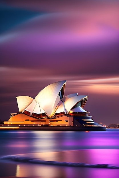 Foto bild des sydney opera house, australien