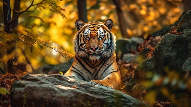 Foto bild des tigers