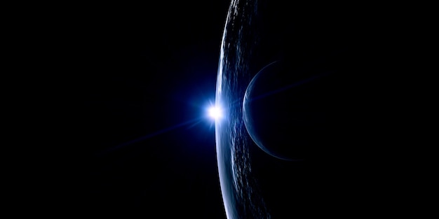 Bild des Weltraums. Gemischte Medien. Bildelemente, bereitgestellt von der NASA