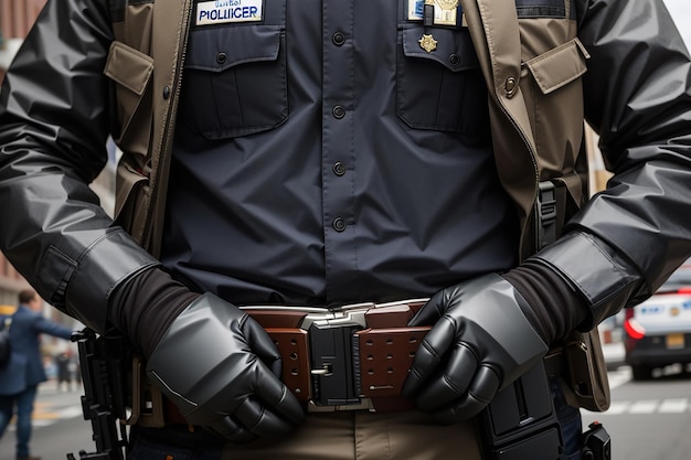 Foto bild eines polizisten generiert ai