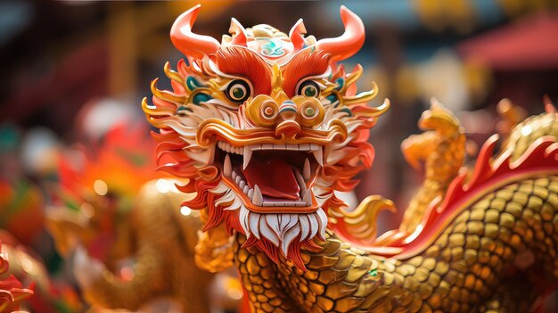 Bild eines traditionellen chinesischen Drachen