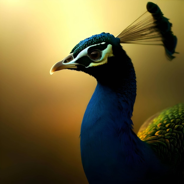 Bild in hoher Qualität von Peacock Bird