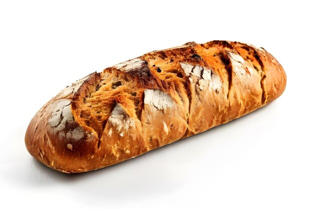 Bild von Brot auf weißem Hintergrund