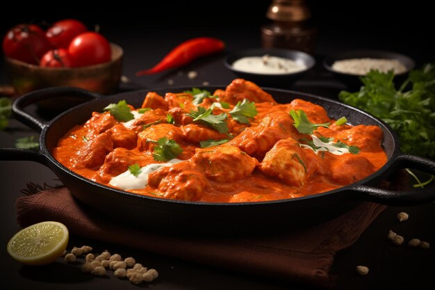 Foto bild von hühner-tikka-masala