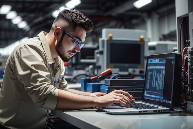 Foto bild von maschinenbauingenieur ai