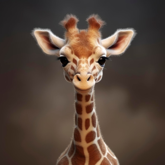 Bild von süßem Baby-Giraffe