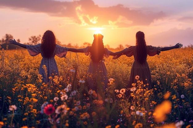 Foto bild zum internationalen frauentag.