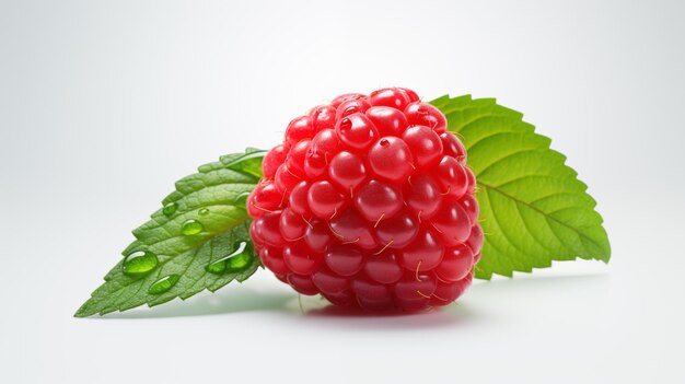 Bilder von frischen Himbeeren