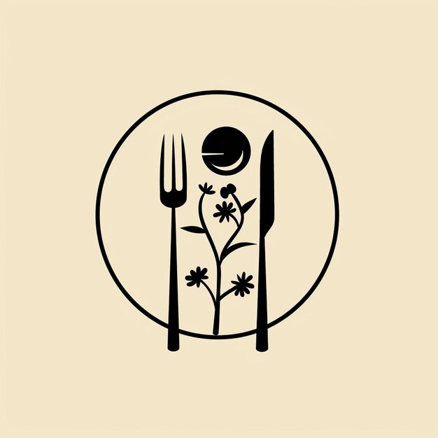 Foto bildmarkierungs-logo-design für ein restaurant