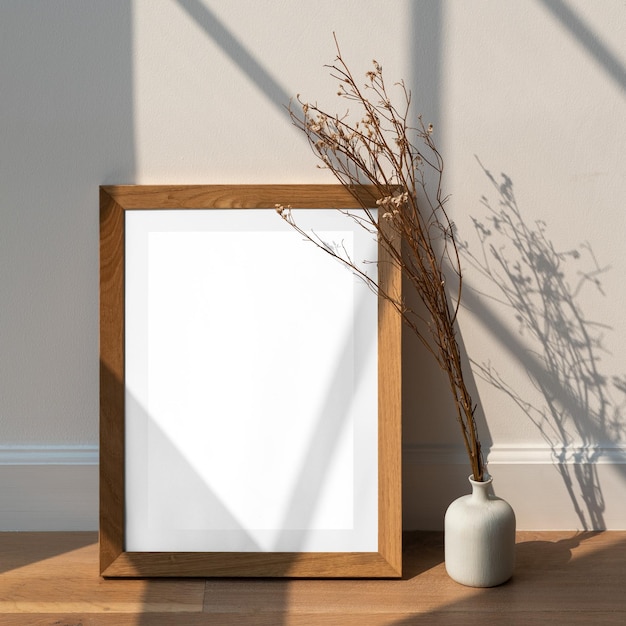 Bildrahmen png-Mockup für Hausdekorationen mit durchsichtigem Design