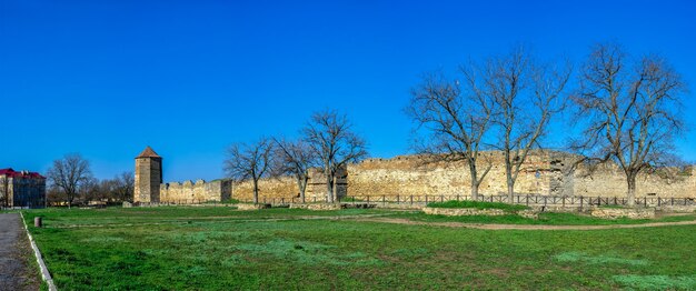 Bilhorod-Dnistrovskyi o Akkerman fortaleza, región de Odessa, Ucrania, en una soleada mañana de primavera