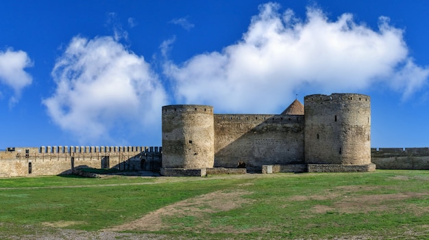 Bilhorod-Dnistrovskyi oder Akkerman Festung, Region Odessa, Ukraine, an einem sonnigen Frühlingsmorgen